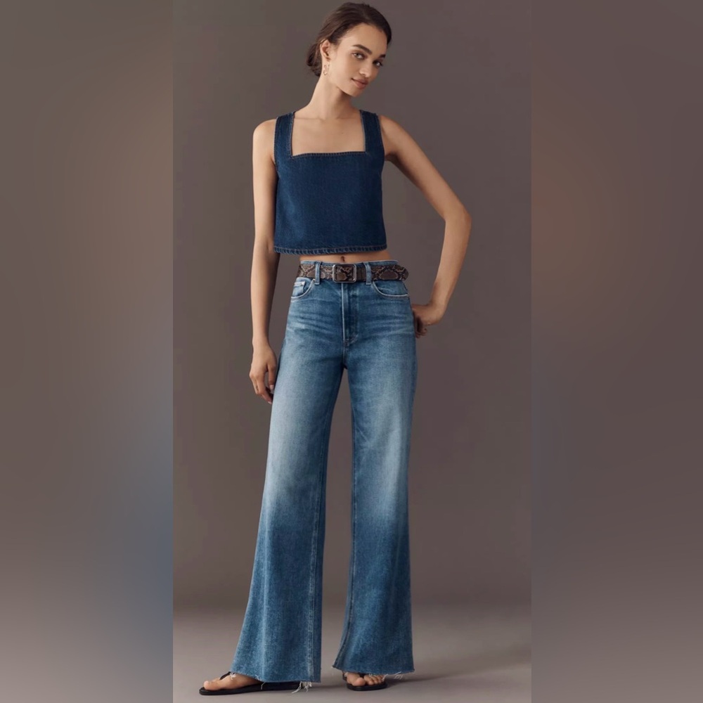 Paige Anessa Wide Leg Jeans 25P